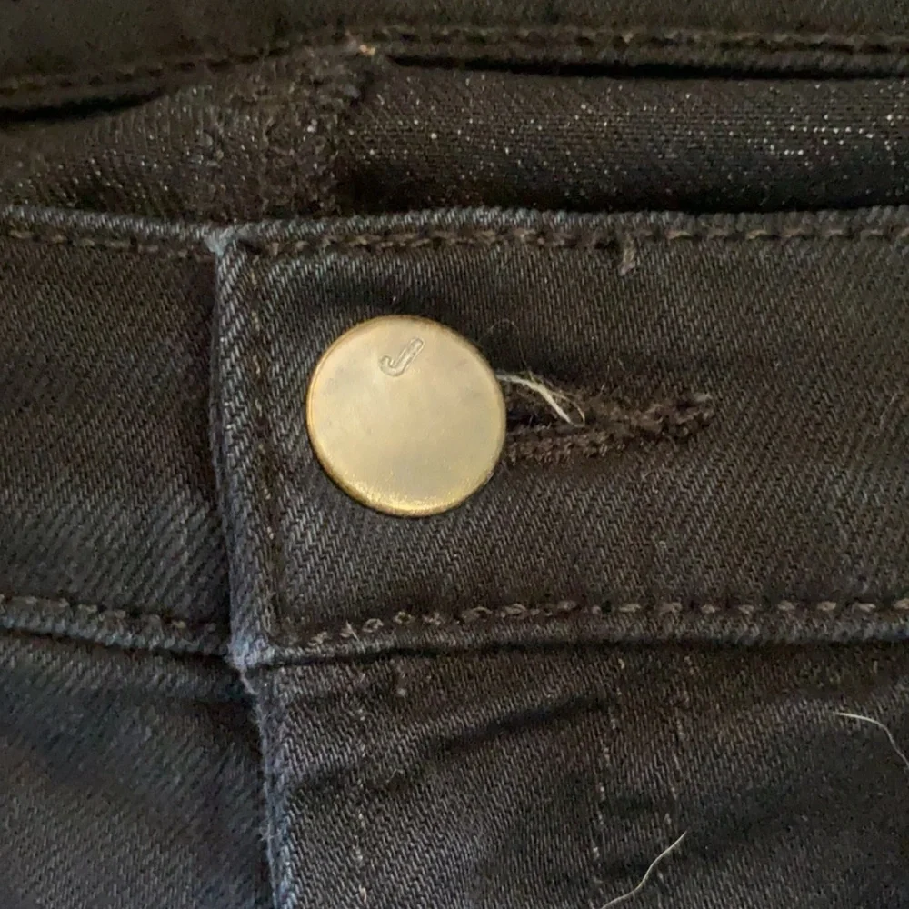 J Brand The Pencil Leg in Shadow Black Skinny Low Rise Jeans Size 25 inseam 34" - Picture 5 of 11